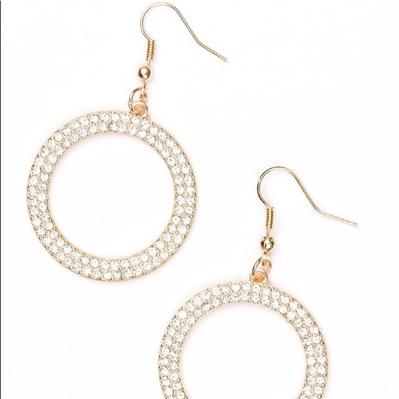 Bubbly Babe gold earrings - Picture 2 of 2